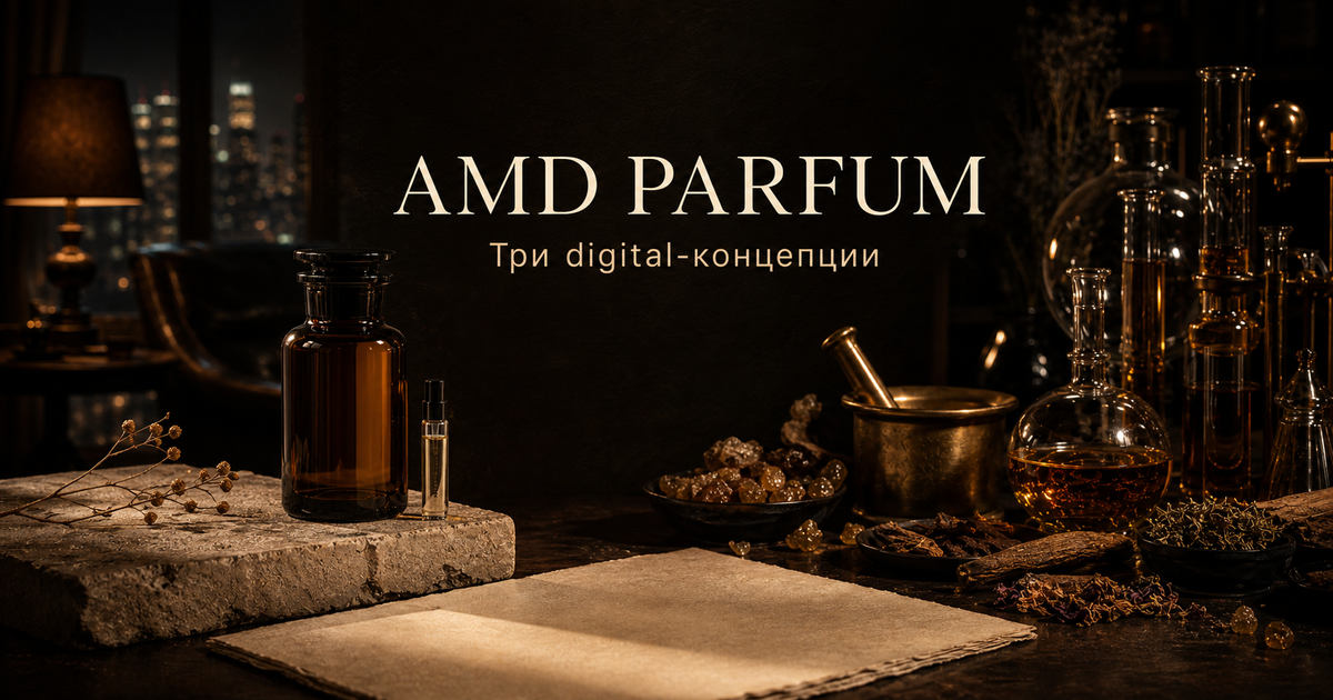 AMD PARFUM: флаконы и парфюмерные инструменты на столе ателье